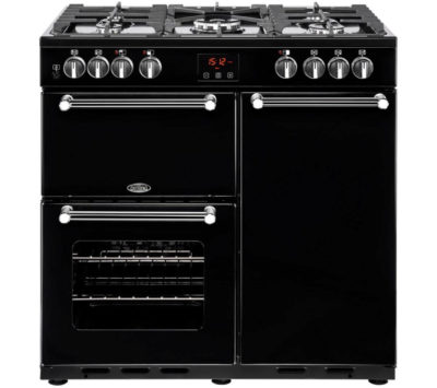 BELLING  Kensington 90DFT 90 cm Dual Fuel Range Cooker - Black